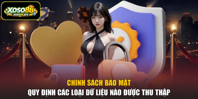 Chính sách bảo mật quy định các loại dữ liệu nào được thu thập